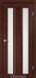 Міжкімнатні двері Darumi модель Selesta, Венге панга, Сатин білий, У колір полотна, Венге панга
