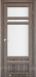 Міжкімнатні двері Korfad колекція Tivoli модель TV-04, Дуб грей, Сатин білий, Дуб грей