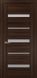 Міжкімнатні двері Папа Карло модель Trend 21, Ясен шоколадний, Сатин білий, Ясен шоколадний