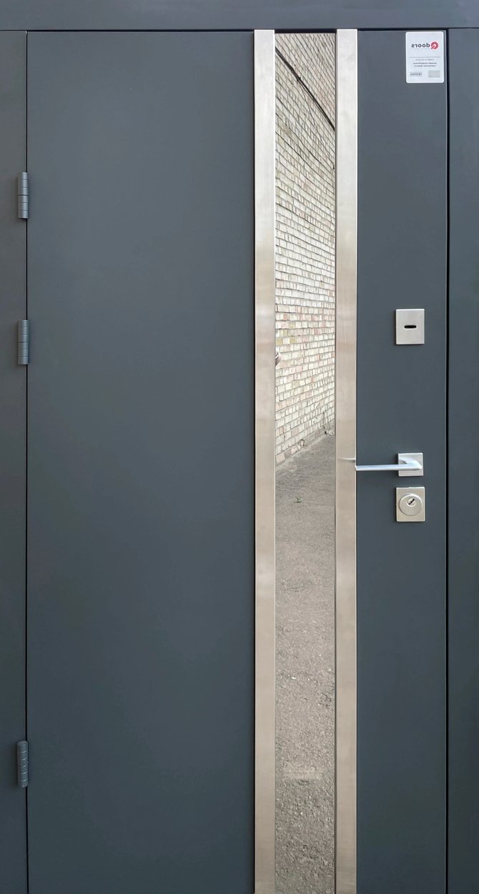 Вхідні двері Qdoors серія Стріт модель Норд, 2050*850, Ліве