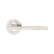 Дверна ручка Linde модель А-1220, Матовий нікель, Полірований хром