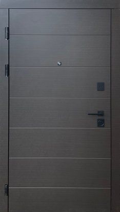 Вхідні двері Qdoors Преміум Горизонталь світлі, 2050*850, Ліве