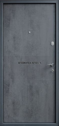 Вхідні двері Berez серія Standard модель Elias, 2050*850, Праве
