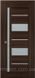 Міжкімнатні двері Папа Карло Millenium ML 49AL, Ясен шоколадний, Сатин білий, Ясен шоколадний