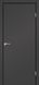 Міжкімнатні двері Korfad Loft Plato модель LP-01, Super PET антрацит, У колір полотна, Сотове наповнення, Super PET антрацит