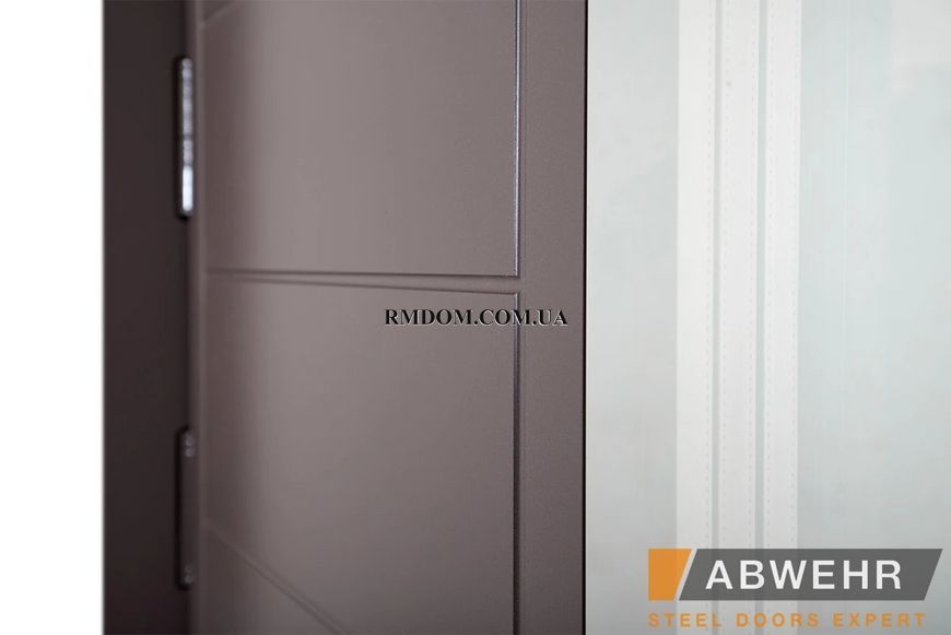 Вхідні двері Abwehr Cottage Ufo 367 RAL 8019, 2050*960, Праве
