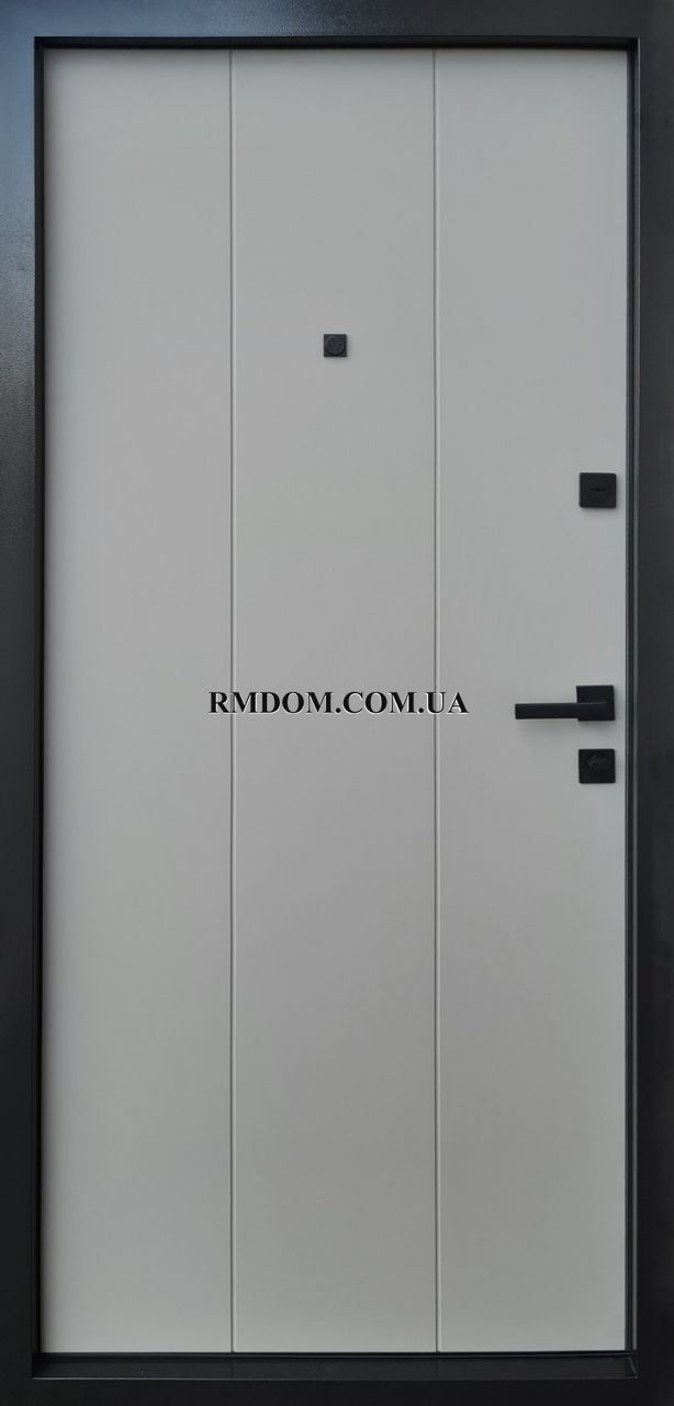 Вхідні двері Qdoors серія Преміум модель Вертикаль-АК, 2050*850, Праве
