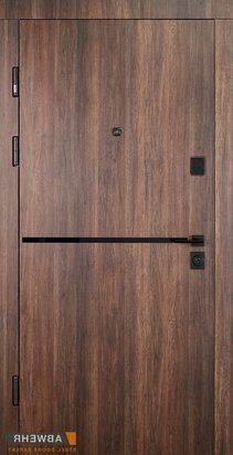 Вхідні двері Abwehr Classic Laguna 251/0, 2050*960, Ліве