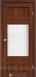 Міжкімнатні двері Korfad колекція Tivoli модель TV-01, Горіх, Сатин білий, Горіх