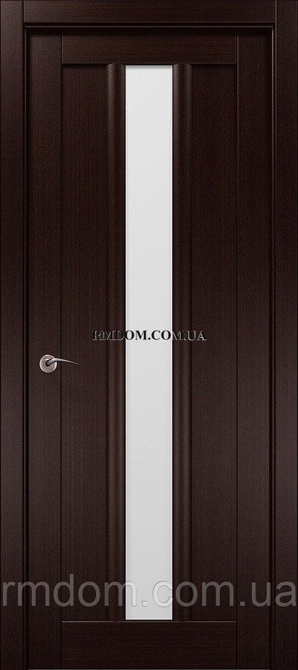 Міжкімнатні двері Папа Карло Cosmopolitan CP-06, Венге Q157, Сатин білий, Венге Q157