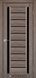 Міжкімнатні двері Korfad колекція Valentino deluxe модель VLD-03, Дуб грей, Чорний, Дуб грей