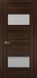 Міжкімнатні двері Папа Карло модель Trend 12, Ясен шоколадний, Сатин білий, Ясен шоколадний