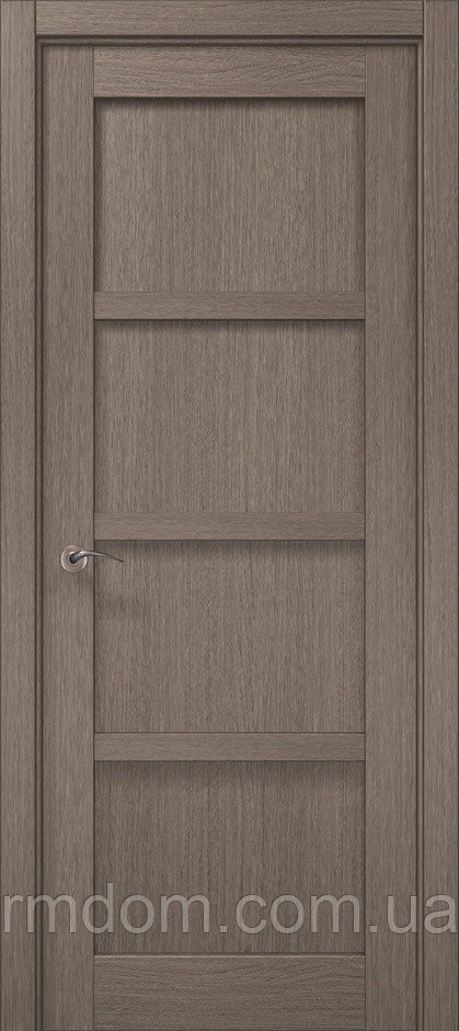 Міжкімнатні двері Папа Карло Millenium ML 33, Дуб сірий брашований, Дуб сірий брашований