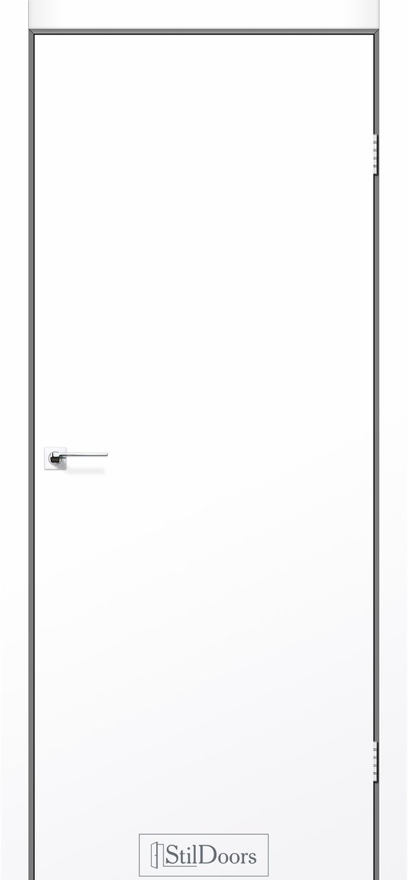 Міжкімнатні двері StilDoors модель Loft, Білий матовий, У колір полотна