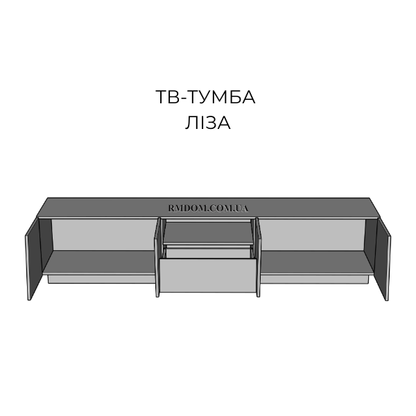 ТВ-тумба Ліза, Німфеа Альба, Німфеа Альба, Німфеа Альба