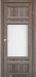 Міжкімнатні двері Korfad колекція Tivoli модель TV-01, Дуб грей, Сатин білий, Дуб грей