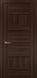 Міжкімнатні двері Папа Карло модель Trend 13, Ясен шоколадний, Сатин білий, Ясен шоколадний