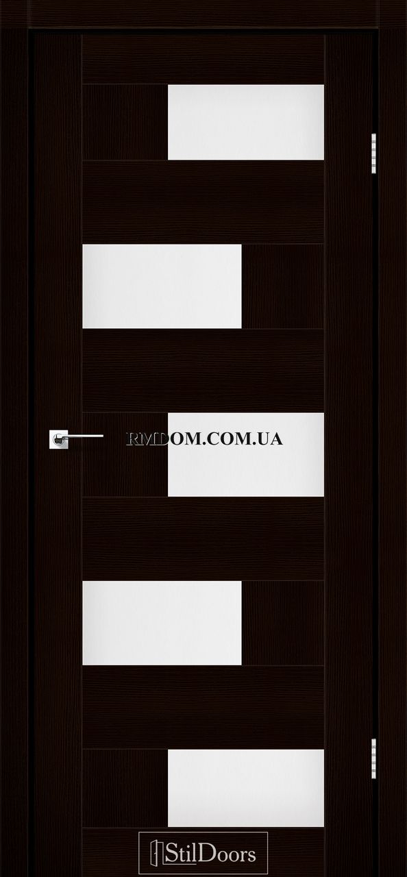 Міжкімнатні двері StilDoors модель Nepal, Венге преміум, Чорний, Венге преміум