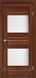 Міжкімнатні двері Korfad модель Parma PM-02, Горіх, Сатин білий, Горіх