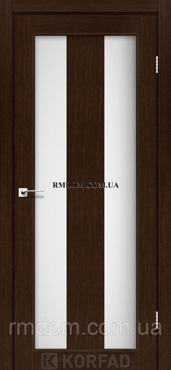 Міжкімнатні двері Korfad модель Parma PM-04, Венге, Сатин білий, Венге