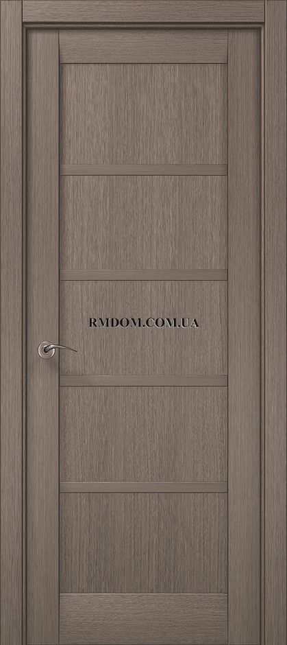 Міжкімнатні двері Папа Карло Millenium ML 15F, Дуб сірий брашований, Дуб сірий брашований