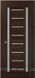 Міжкімнатні двері Папа Карло Millenium ML 50AL, Ясен шоколадний, Сатин білий, Ясен шоколадний