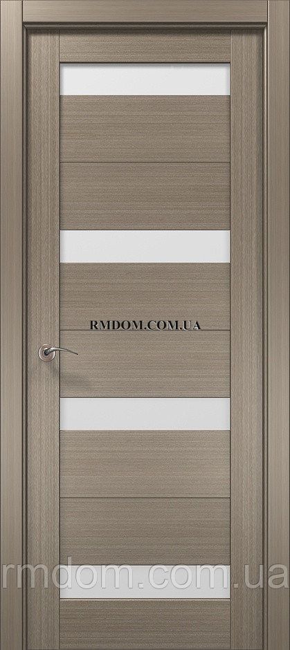 Міжкімнатні двері Папа Карло Cosmopolitan CP-503, Сандалове дерево, Сатин білий, Сандалове дерево