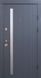 Вхідні двері Qdoors серія Преміум модель Браш-Al, 2050*850, Праве
