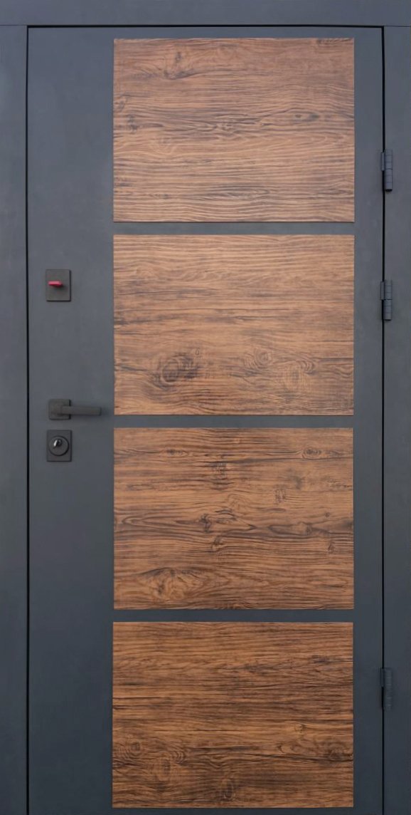 Вхідні двері Qdoors серія Стріт модель Бонд, 2050*850, Праве