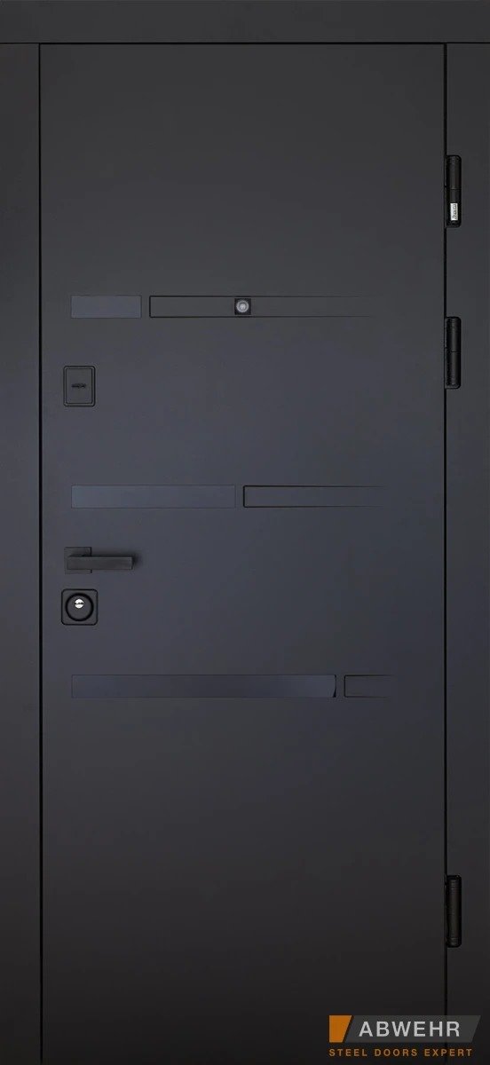 Вхідні двері Abwehr серія Megapolis (MG3) модель Safira 489, 2050*860, Праве