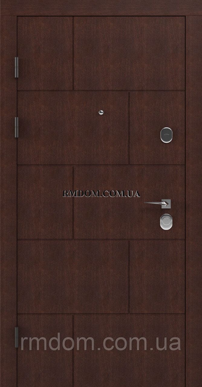 Вхідні двері ТМ Rodos серія Standart-STS_003 з терморозривом і ручкою, 2050*880