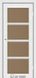 Міжкімнатні двері Darumi модель Avant, Білий текстурний, Сатин білий, Білий текстурний