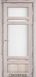 Міжкімнатні двері Korfad колекція Tivoli модель TV-04, Дуб нордік, Сатин білий, Дуб нордік
