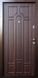 Вхідні двері Форт серія Стандарт модель Метал/МДФ Класік, 2050*860, Праве