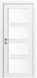 Міжкімнатні двері Rodos колекція Modern модель Quadro, Білий матовий, Сатин білий