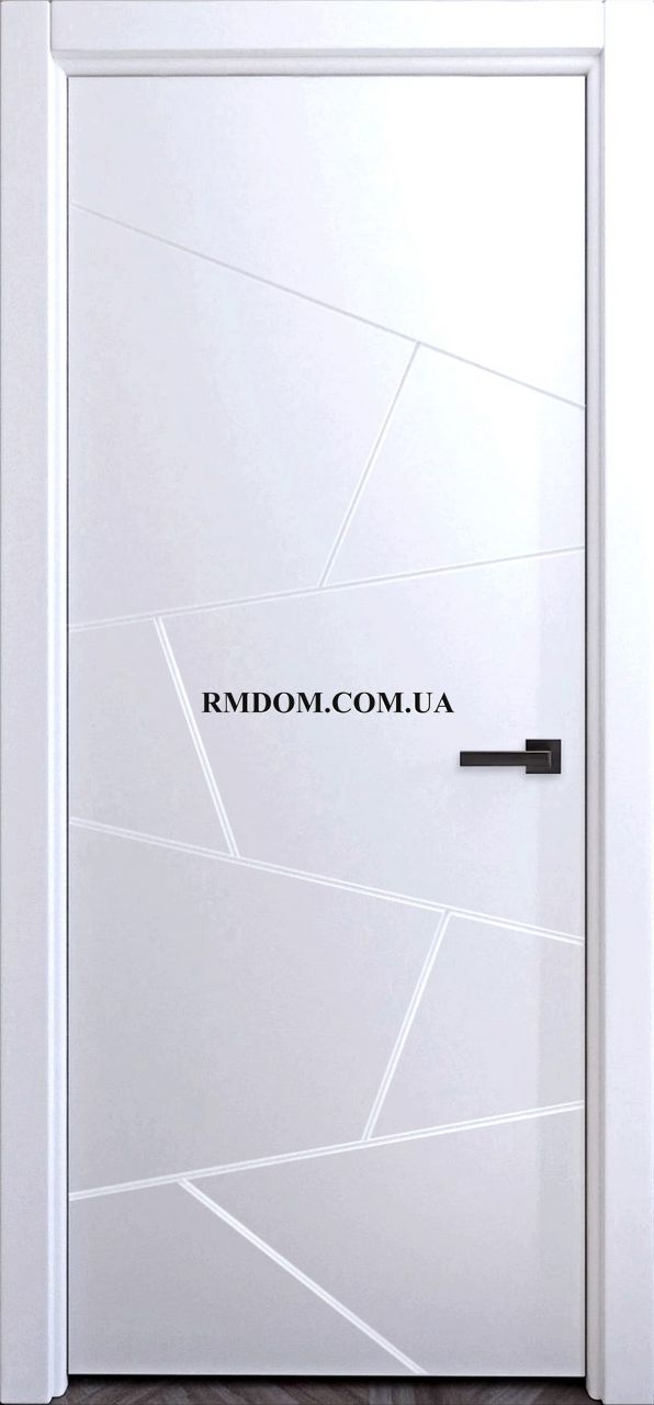 Міжкімнатні двері Korfad серія Exellence модель Paulina, Біла емаль, Біла емаль