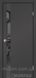 Міжкімнатні двері Korfad модель Glass Loft Plato-02, Super PET антрацит, Чорний, У колір полотна, Super PET антрацит