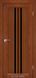 Міжкімнатні двері Darumi модель Stella, Горіх роял, Сатин білий, У колір полотна, Горіх роял