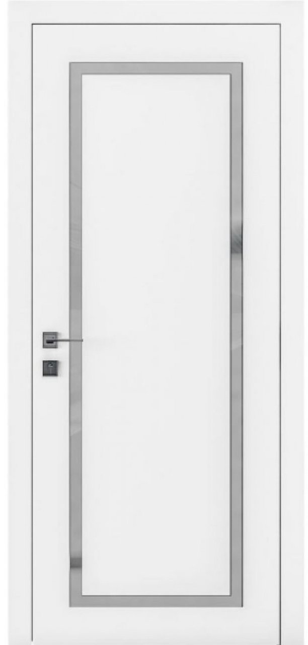 Міжкімнатні двері Rodos колекція Loft модель Porto 2, Білий матовий, Сатин білий