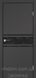 Міжкімнатні двері Korfad модель Glass Loft Plato-11, Super PET антрацит, У колір полотна, Super PET антрацит