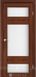 Міжкімнатні двері Korfad колекція Tivoli модель TV-05, Горіх, Сатин білий, Горіх
