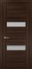 Міжкімнатні двері Папа Карло модель Trend 14, Ясен шоколадний, Сатин білий, Ясен шоколадний