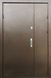 Вхідні двері Redfort Метал/метал з притвором полуторні, 2050*1200, Праве
