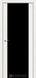 Міжкімнатні двері Korfad колекція Sanremo модель SR-01, Ясен білий, Чорний, Ясен білий