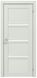 Міжкімнатні двері Rodos колекція Modern модель Quadro полускло, Сосна крем, Сатин білий