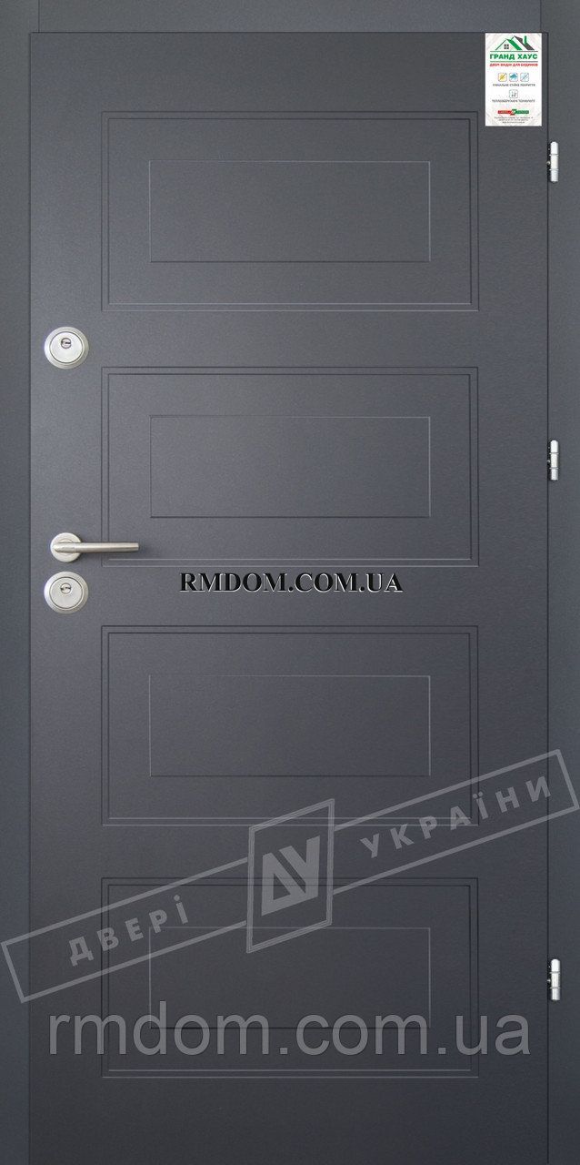Вхідні двері Двері України серія GRAND HOUSE 56 mm модель Прованс 6, 2080*870