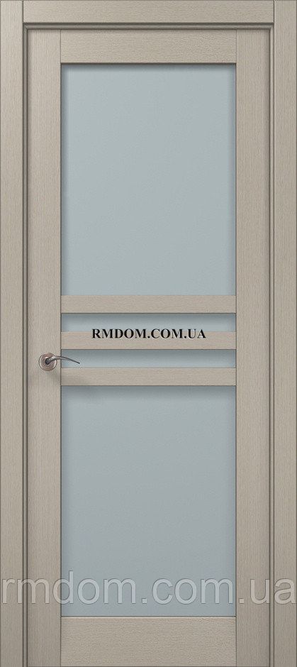 Міжкімнатні двері Папа Карло Millenium ML 30, Дуб кремовий, Сатин білий, Дуб кремовий