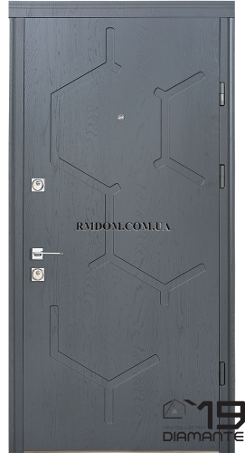 Вхідні двері Straj модель Emerald Prestige Lux Mottura, 2040*850, Ліве