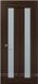 Міжкімнатні двері Папа Карло Millenium ML 29, Ясен шоколадний, Сатин білий, Ясен шоколадний