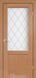 Міжкімнатні двері Darumi модель Galant 01, Горіх роял, Сатин білий, Горіх роял